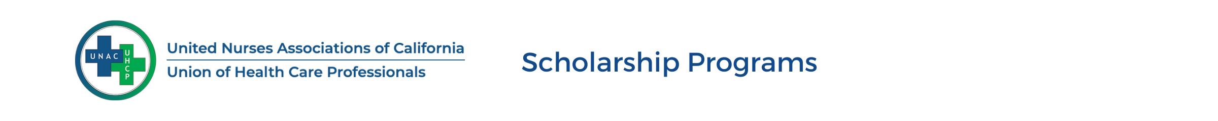 UNAC/UHCP Scholarship Programs logo